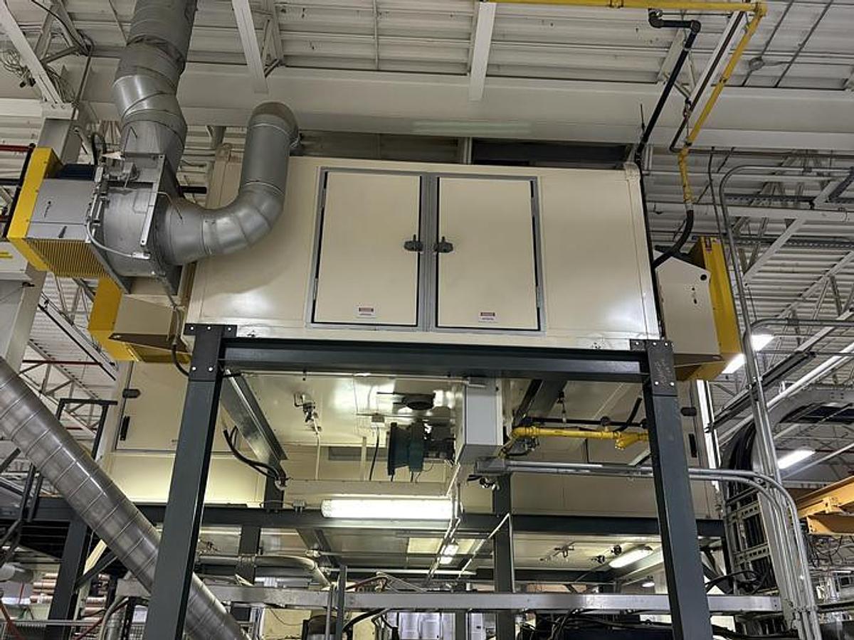 Used 110" Pyradia Natural Gas Floatation Dryer, 2015