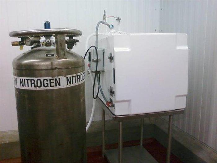 Used Fiberglass Nitrogen Freezer; 8CF, Md#CC08RS