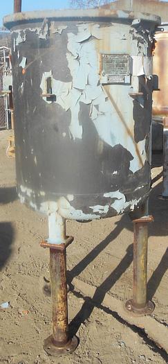 Used Tank, 100 Gallon, Glass Lined, 30" x 36", Pfaudler, OT/DB, #C742761