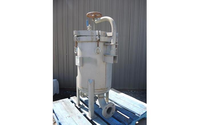 Used USED FILTER, "MULTI" BASKET TYPE, 3" INLET/OUTLET, STAINLESS STEEL