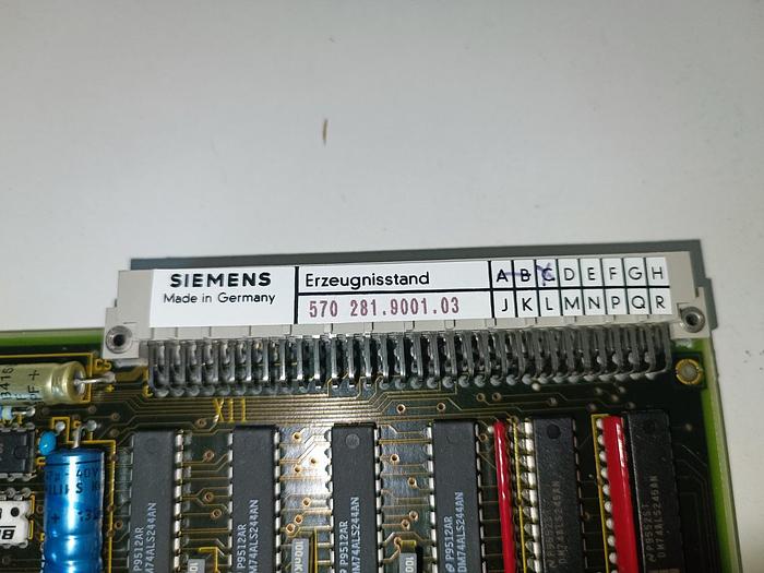 Sinumerik Speichergrundbaugruppe, ohne RAM, 6FX1128-1BA00, Siemens, neu