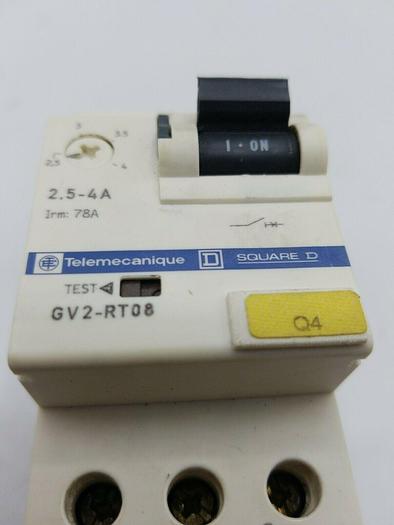Used Telemecanique GV2-RT08 Motor Starter Circuit Protector