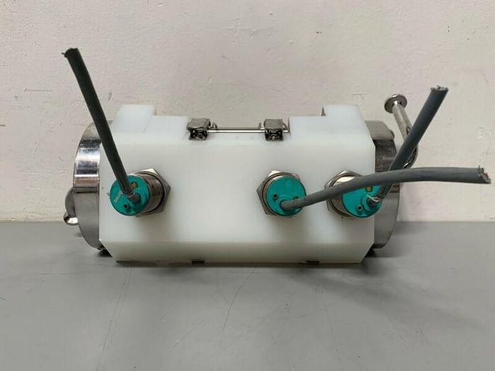 Used Millipore K400-60BT Chromatography Column w/ 3-Way 1/2" Sanitary Fittings