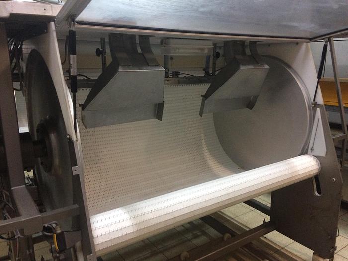 Used (2) WOLF BELT COATING CABINETS FOR CHOCOLATE