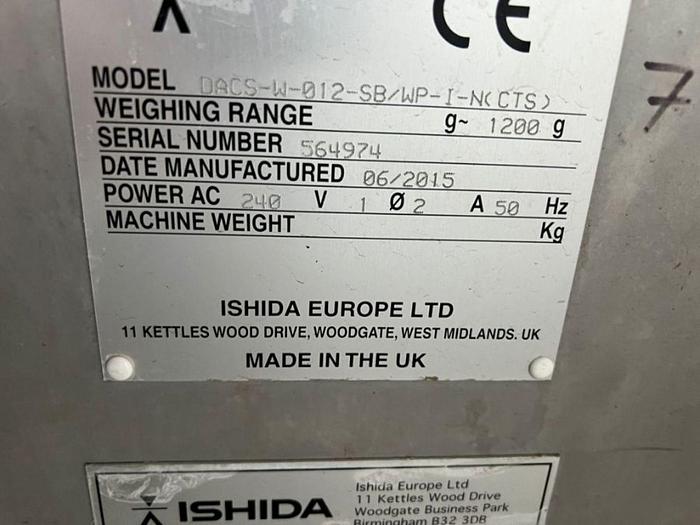 Used ISHIDA DACS COMBI
