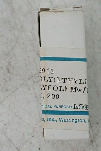 Used Polysciences 16913 Poly(ethylene glycol) 1/g ~ 80% Full