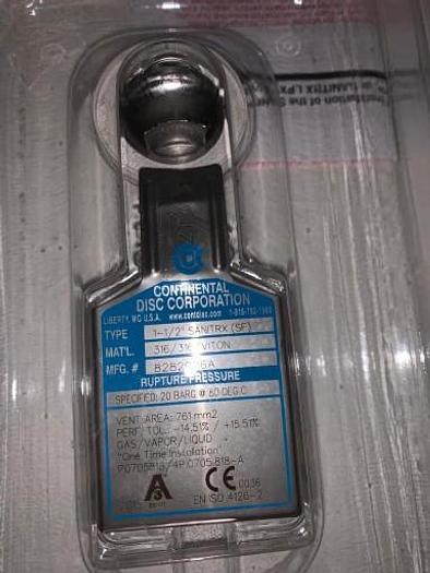 Continental Disk Corporation type 1-1/2" sani