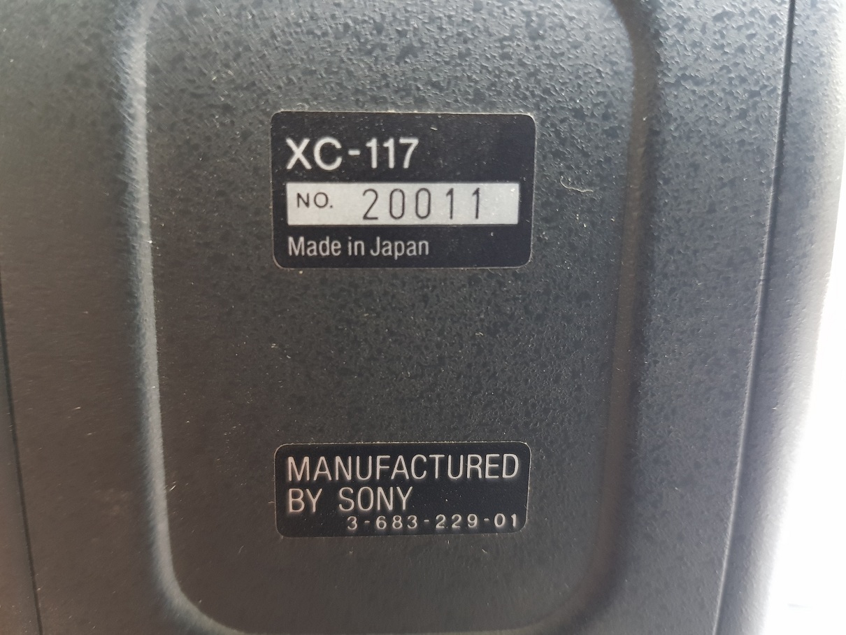 Used Sony XC-117 CCD Camera