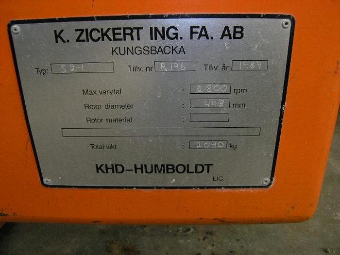 Used KHD-HUMBOLDT S2-1 sludge dewatering decanter