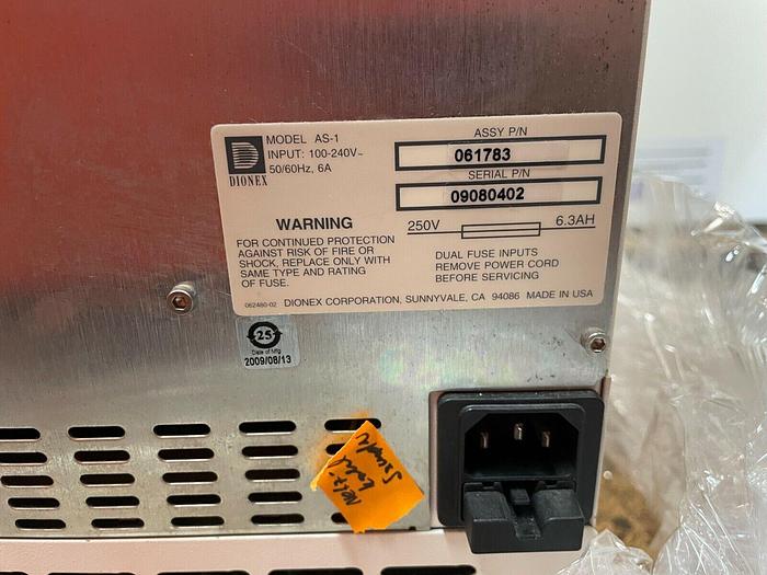 Used DIONEX AS-1