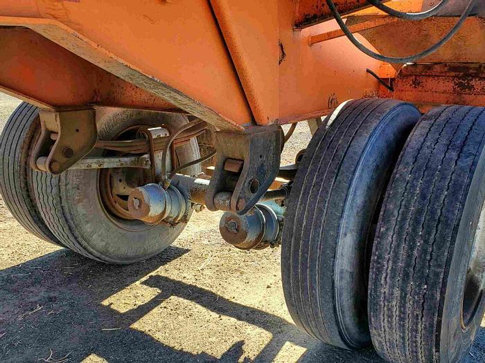 Used Side Dump Trailer Set