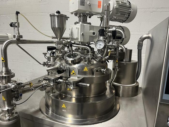 Used 50 LITER EKATO UNIMIX VACUUM MIXER - MODEL SRT 50