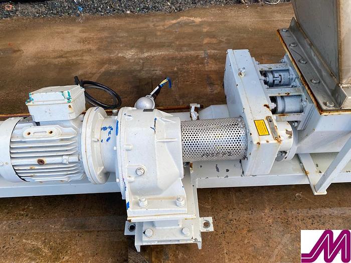 Used 2002 Seepex BTI Size 35 Progressice Cavity Pump with Hopper