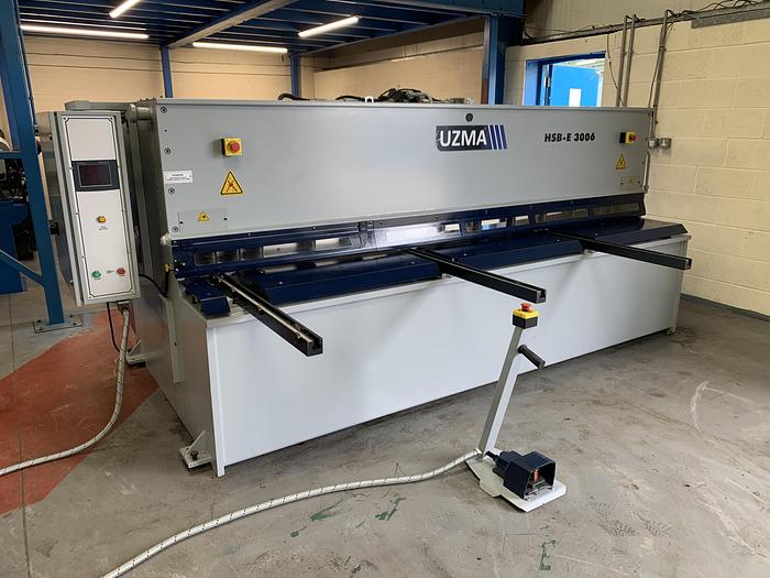 UZMA HSB Swing Beam Guillotine 6mm - 20mm cutting capacity