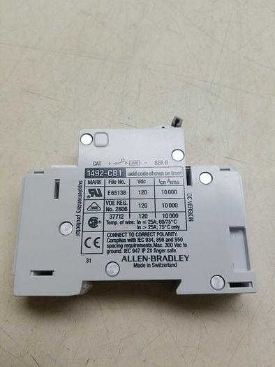 Used ALLEN BRADLEY 1492-CB1 DF040 SER B