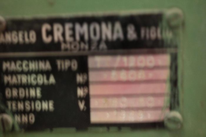 Usato Angelo & Cremona TN4700 e TN1200