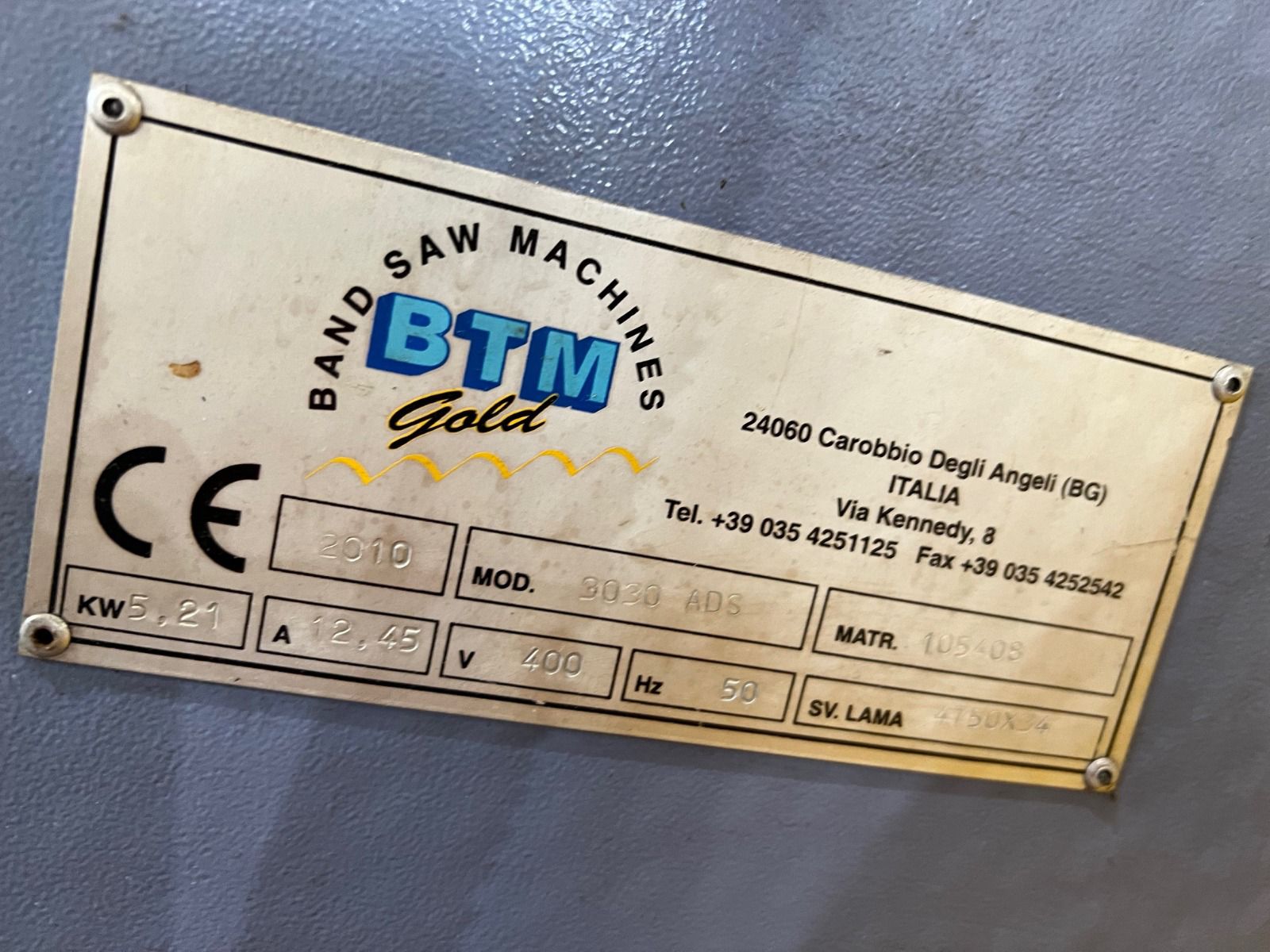 Usato SEGATRICE A NASTRO BTM