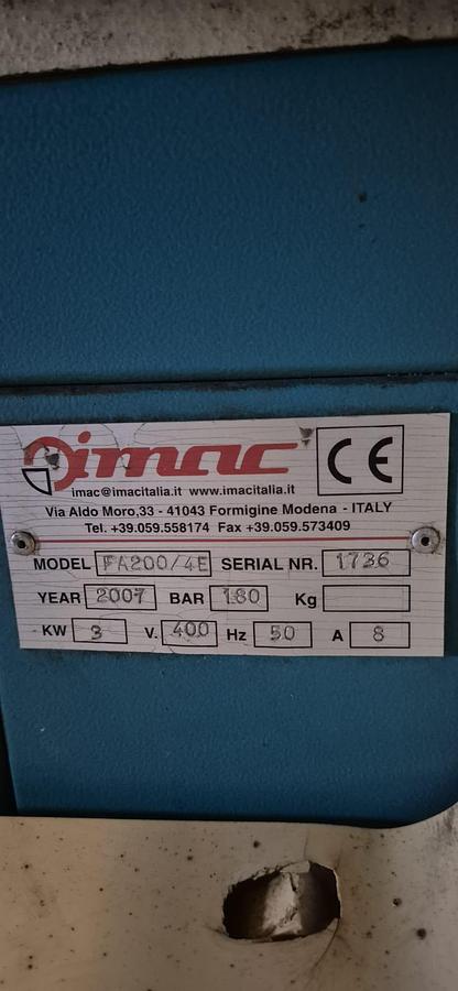 Usato SCANTONATRICE IDRAULICA IMAC 