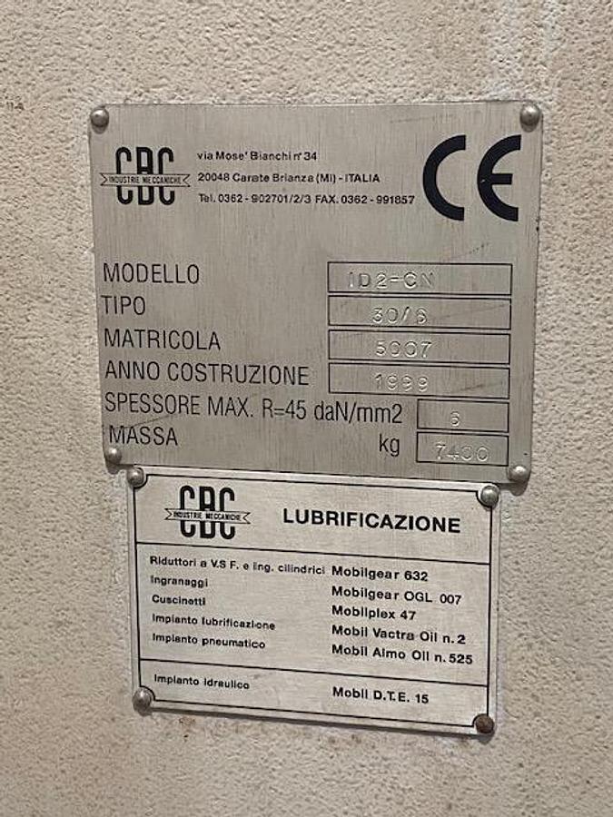 Usato CESOIA IDRAULICA CBC