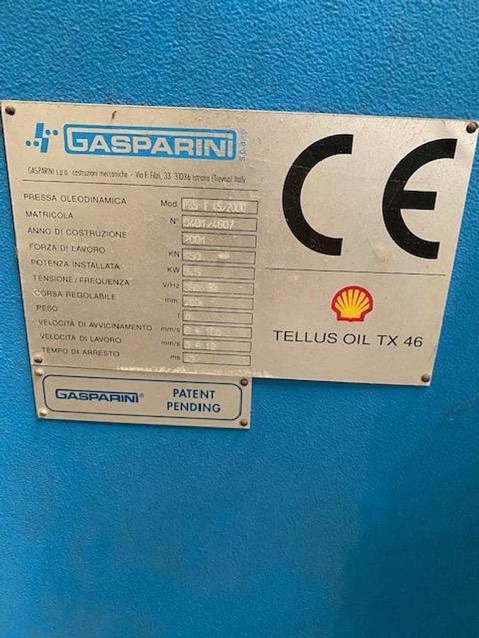 Usato PIEGATRICE IDRAULICA GASPARINI