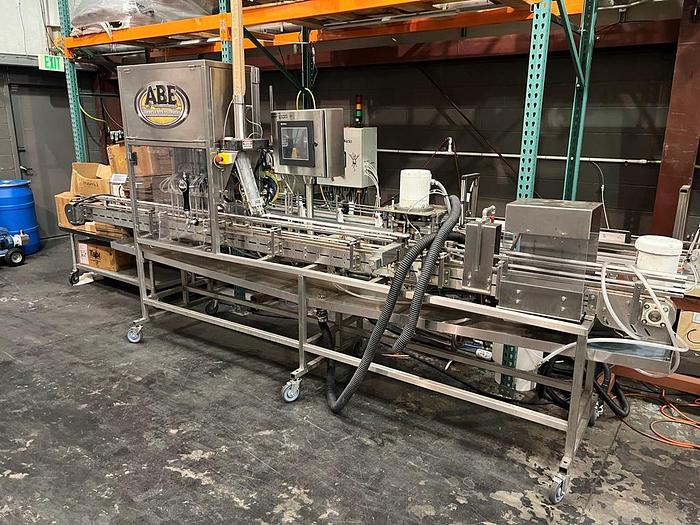 Used Filling Line, Cans, S/st, 30 CPM, ABE, LinCan 30 #A744683