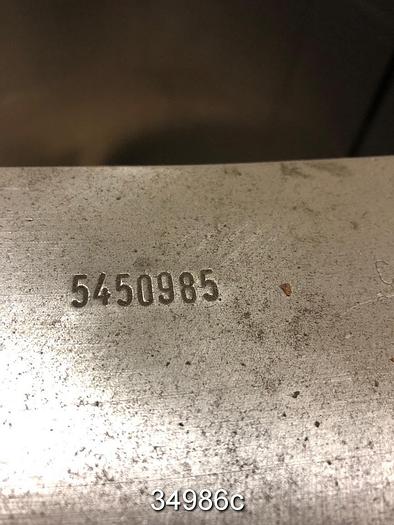 Used Black Clawson 60NP60 Low Pulse Pressure Screen Basket, .012" Slots #34986