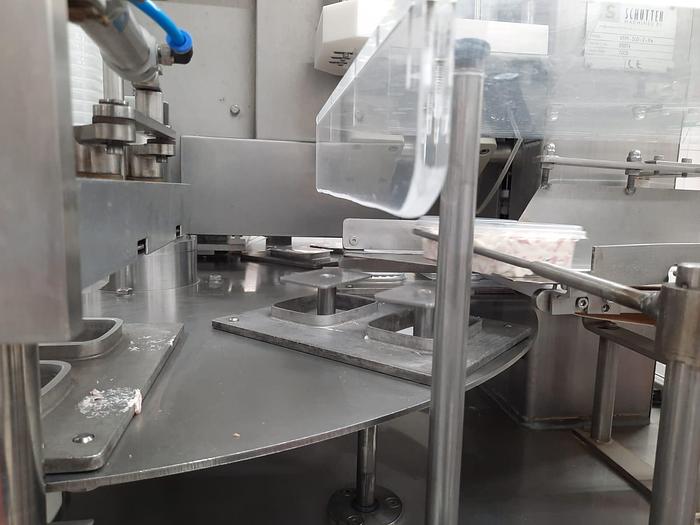 Gebraucht Becherfüller, Fabrikat Schutten, Bj. 2005 mit Pulsotronic Metalldetektor