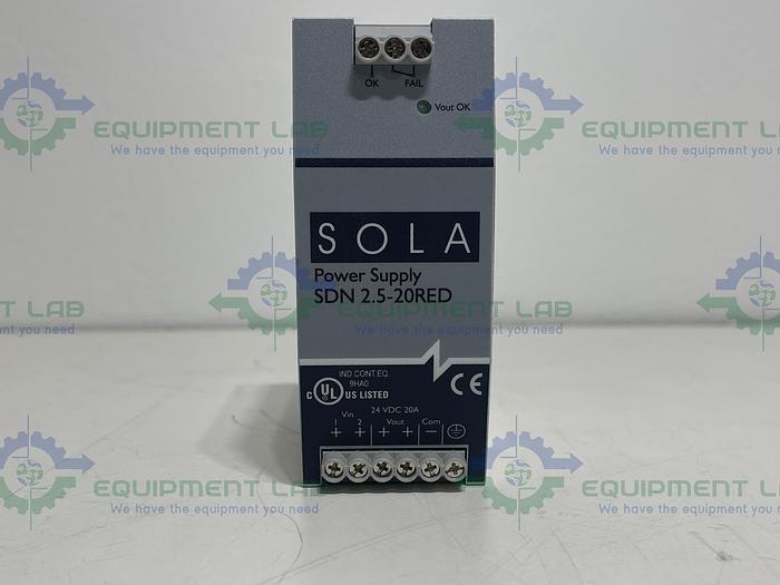 Sola Hevi- Duty SDN 2.5-20 Red Redundancy Power Supply Module,24VDC