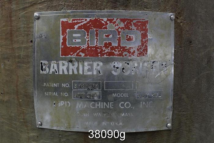 Used Bird 400 Pressure Screen SS Casing #38090