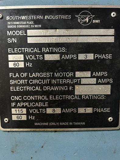 Used SOUTHWESTERN INDUSTRIES, INC. - TRAK TRAK TRL 1840 CSS