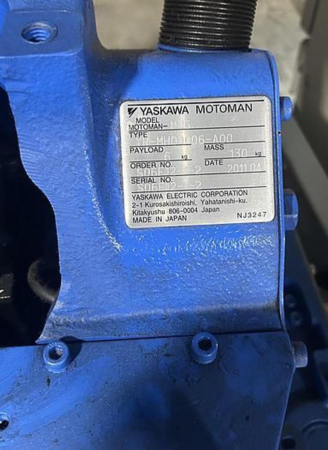 Used 2011 Yaskawa Motoman MH6