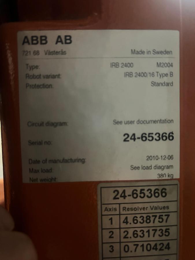 Used ABB Robot ABB