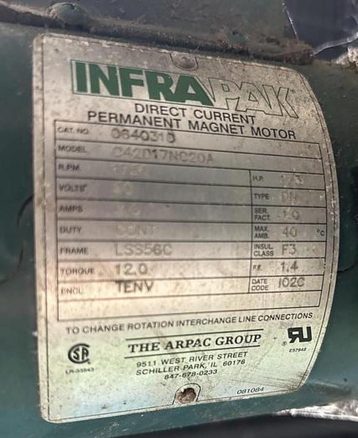 Used INFRAPAK C42D17NC20A