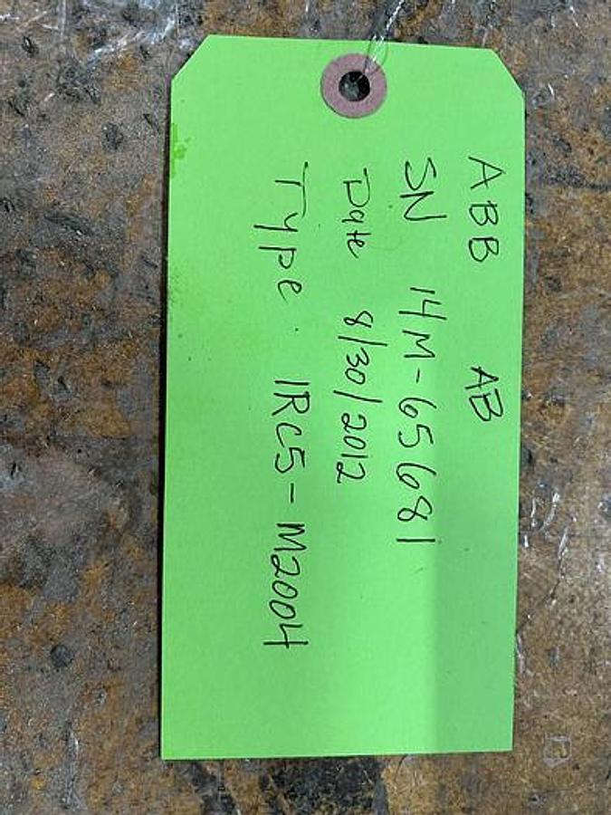 Used 2012 ROBOT - ABB IRC5 M2004