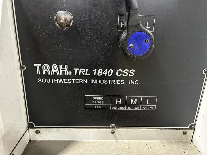 Used SOUTHWESTERN INDUSTRIES, INC. - TRAK TRAK TRL 1840 CSS