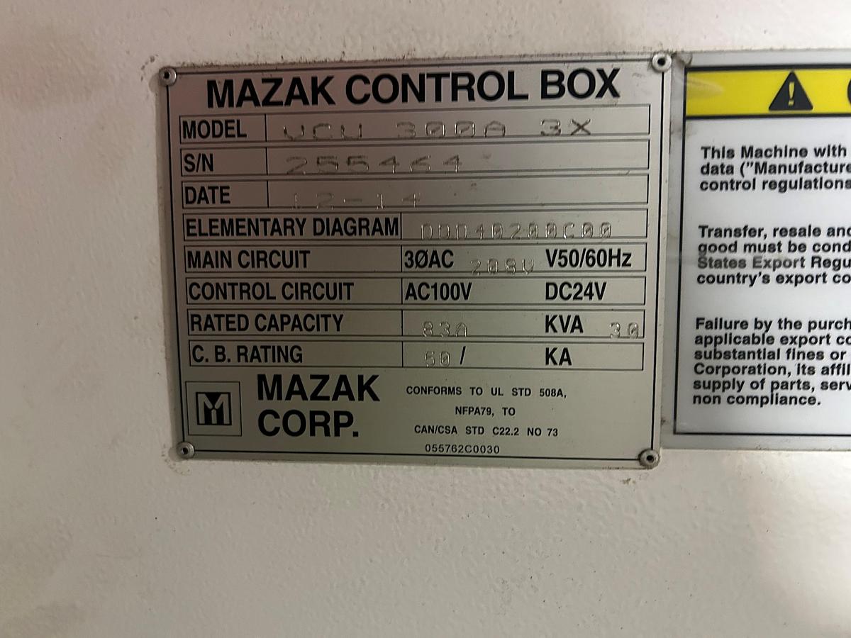 Used 2014 Mazak VCU 300A 3X