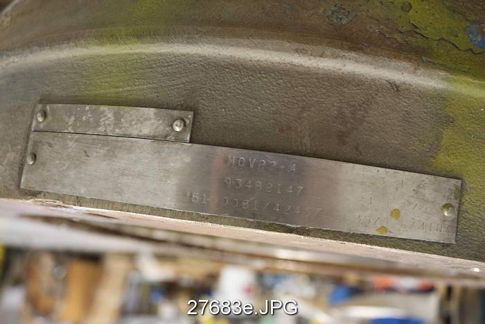 Used Sulzer MCV-22 MC Pump With Drive Assembly #27683