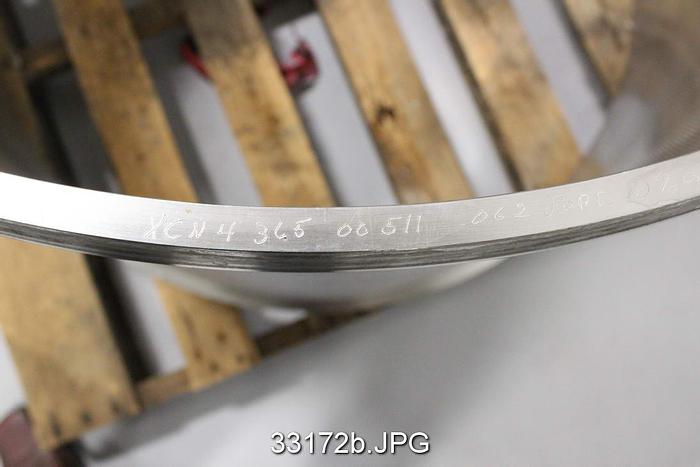 Used Bird 40 B Pressure Screen Outer Basket, .062" Holes #33172