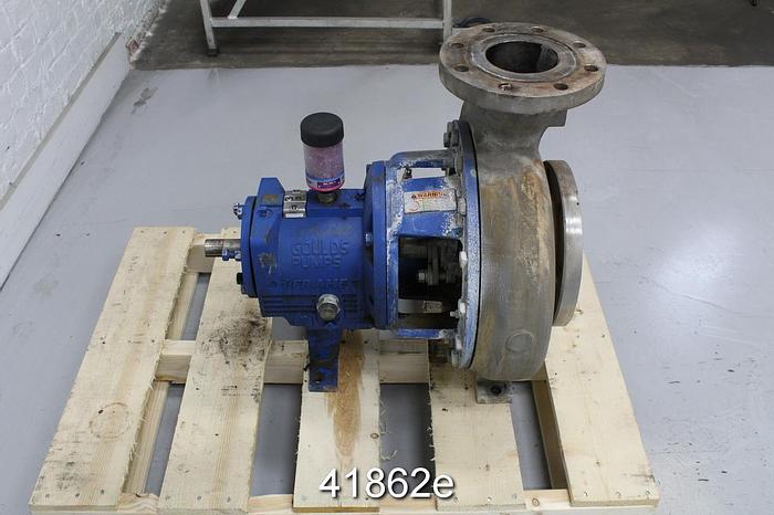 Used Goulds 3196 4x6x13 Pump, Stainless Steel Casing #41862