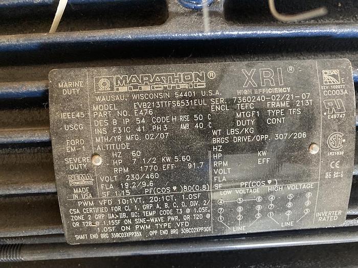 Used Unused Goulds 2 X 3 X 10 Model 3196 pump