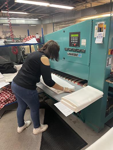 Used Lavatec sheet folder