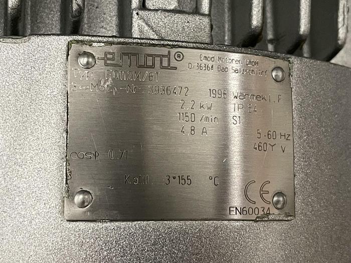 Used 1,200 LITER A BERENTS BECOMIX MODEL RW 1200 CD + F1000