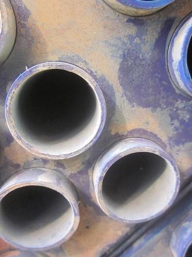 Used Used Missouri Boiler and Tank Company approximately 263 square foot 317L stainless steel vertical Shell and Tube Heat Exchanger