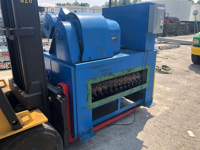 Used 48" WIDE BLOAPCO FLOOR MOUNT SHREDDER
