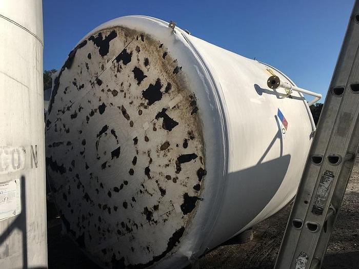 Used Used GPI 6000 gallon vertical fiberglass tank