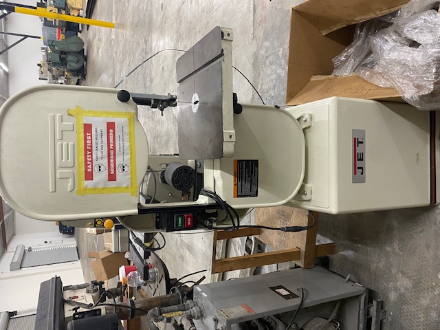 Used Jet Model JWBS-14CS Woodworking Vertical Bandsaw #5897