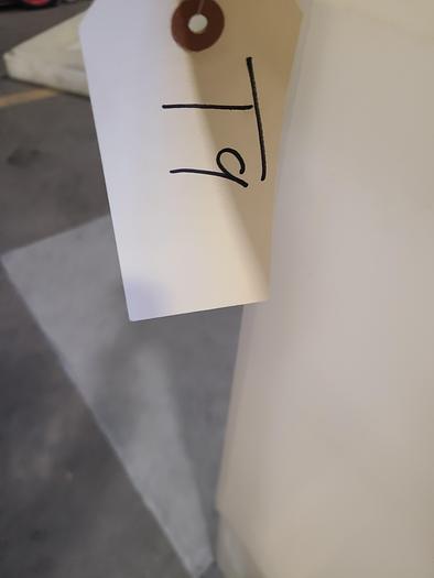 Used Polypro Tank Counter Flow Rinse side and bottom support 70" x 28" x 29" Removable Partition - LARRY PLEASE CHECK DEMENTIONS