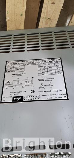 Used FPE Federal Pioneer 15KVA Transformer