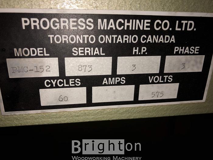 Used Progress PMC-152 3 HP Used Belt Sander