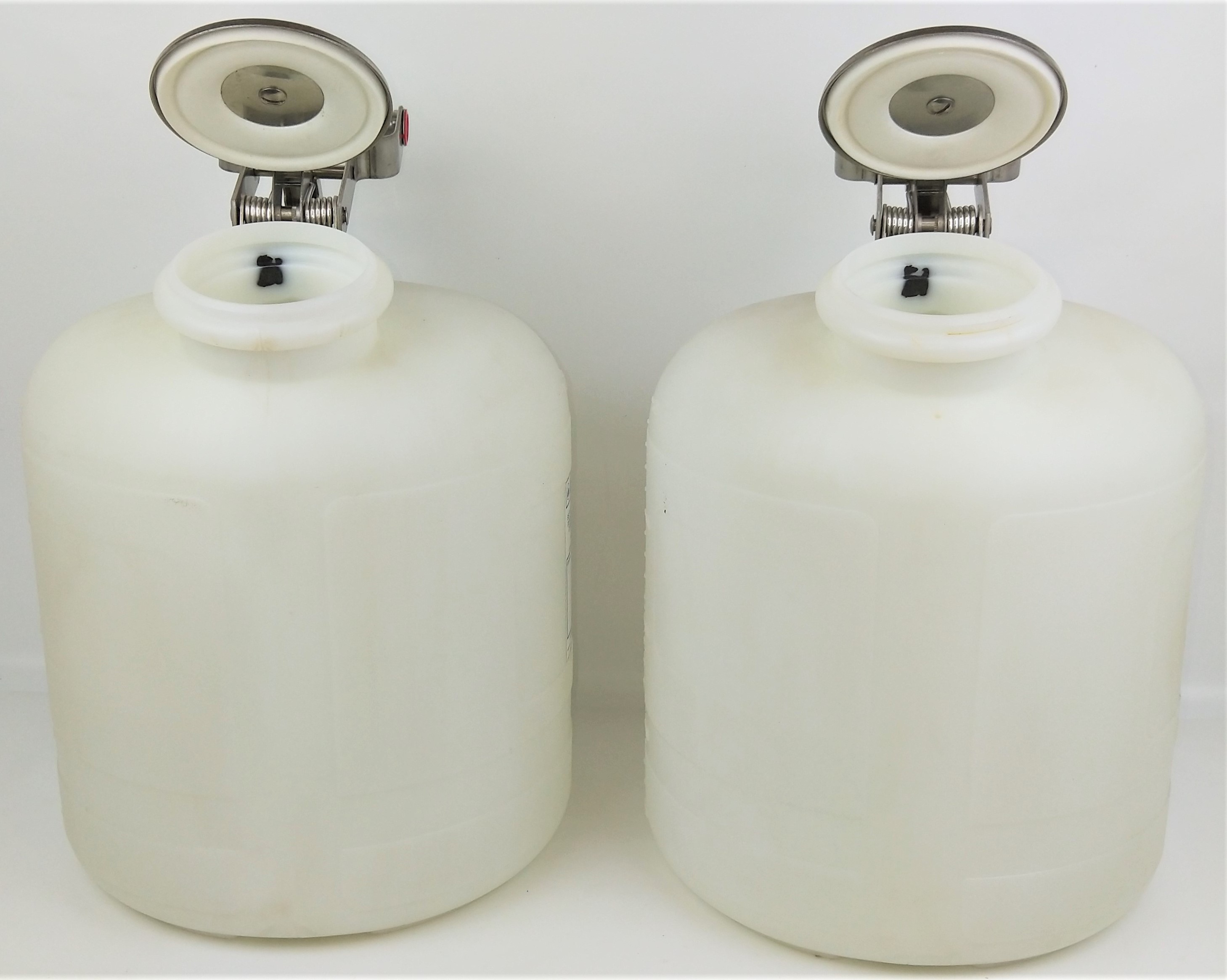 Used Justrite 12765 Self-Closing Wide Mouth Safety Container - 19L (5 Gallon)